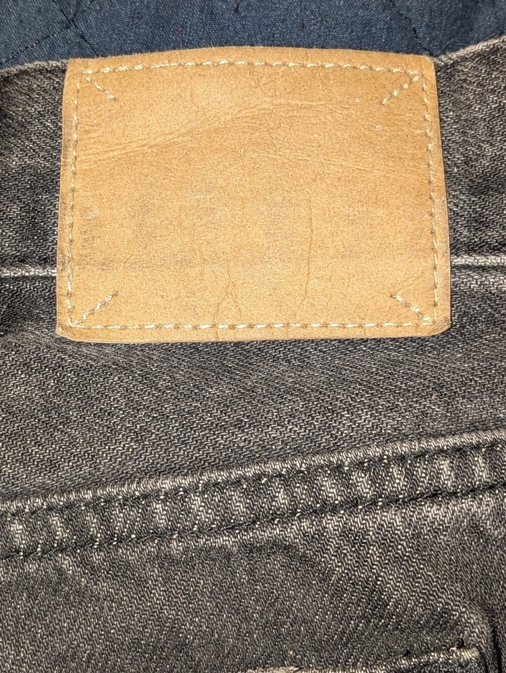 Celine "Wesley" Distressed Black Relaxed Japanese denim Jeans 32x31 - Picture 9 of 9